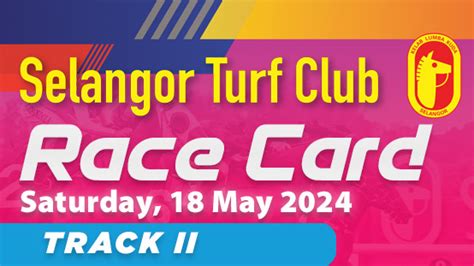 selangor race card|Selangor (Malaysia) Racecourse .